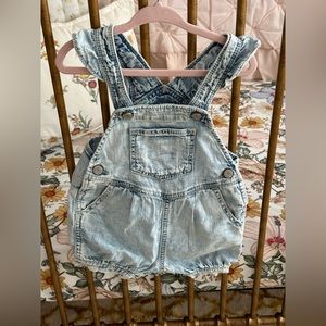 GAP Acid Washed Bloomer Overalls